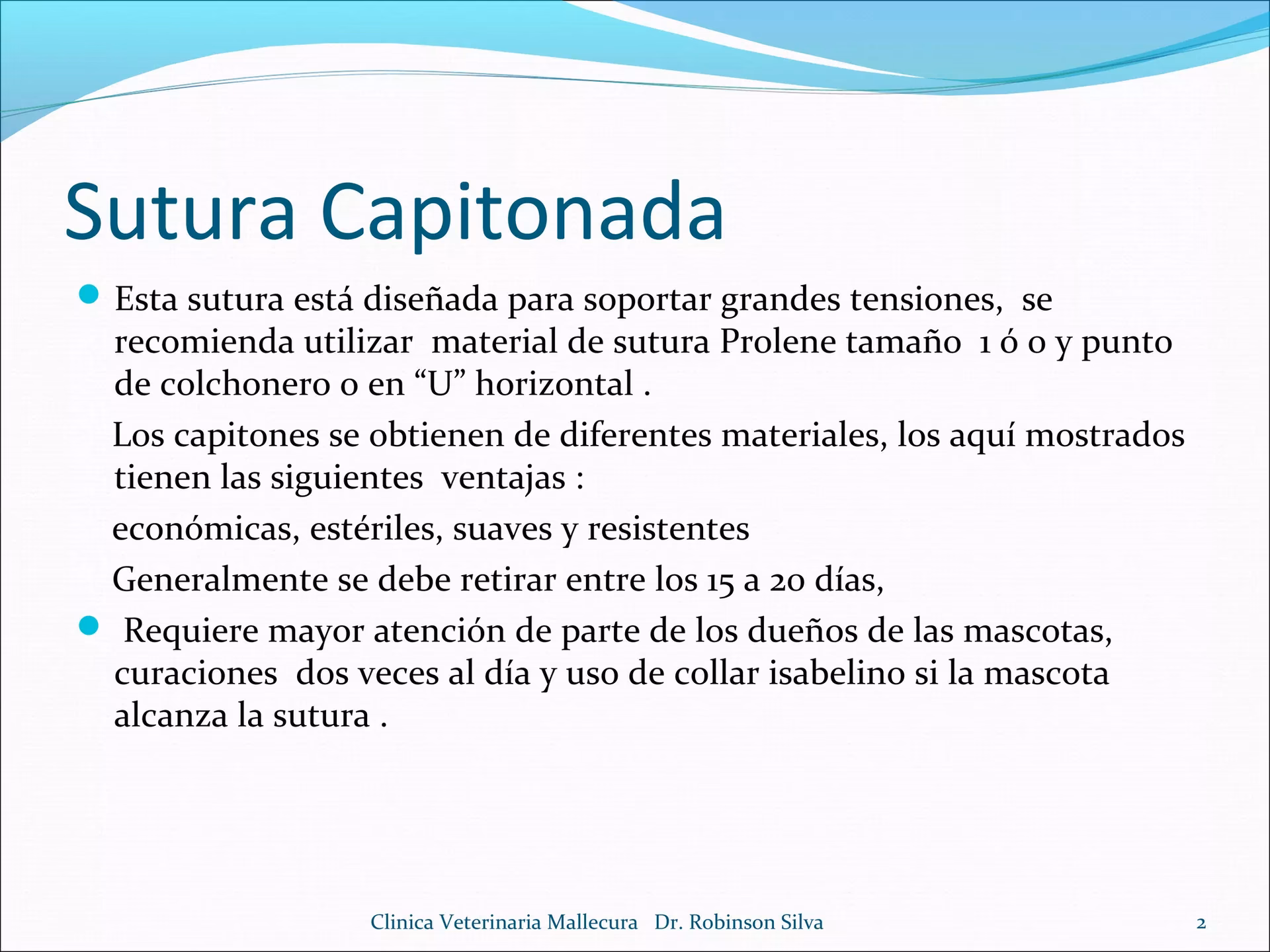 ¿Qué es un capitone en cirugía?