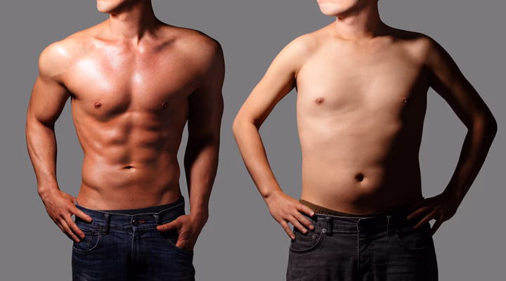 ¿Qué hace el láser en el abdomen?