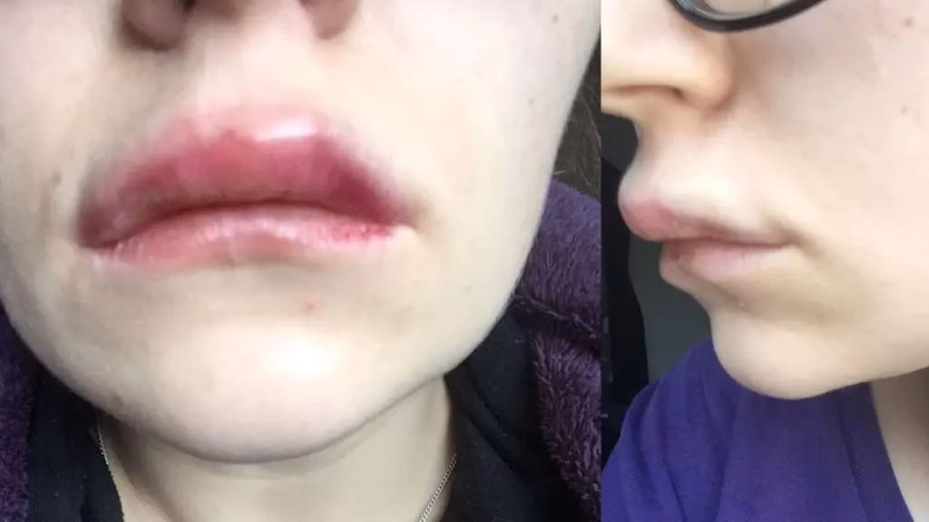 ¿Cómo se ve una mala cirugía de labios?