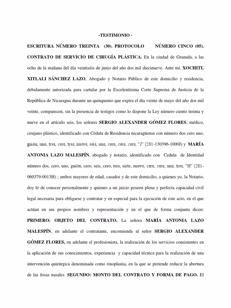 ¿Cómo redactar un contrato de servicios?