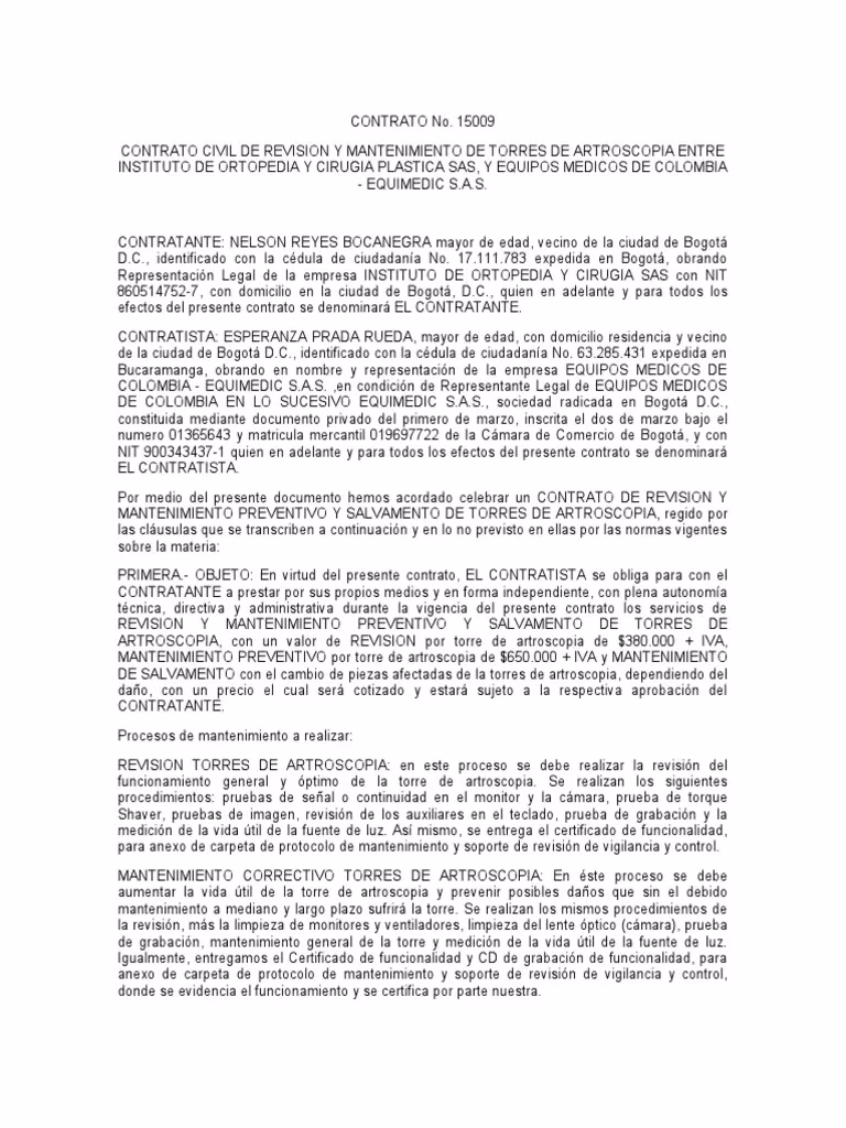 ¿Cómo redactar un contrato de servicios?