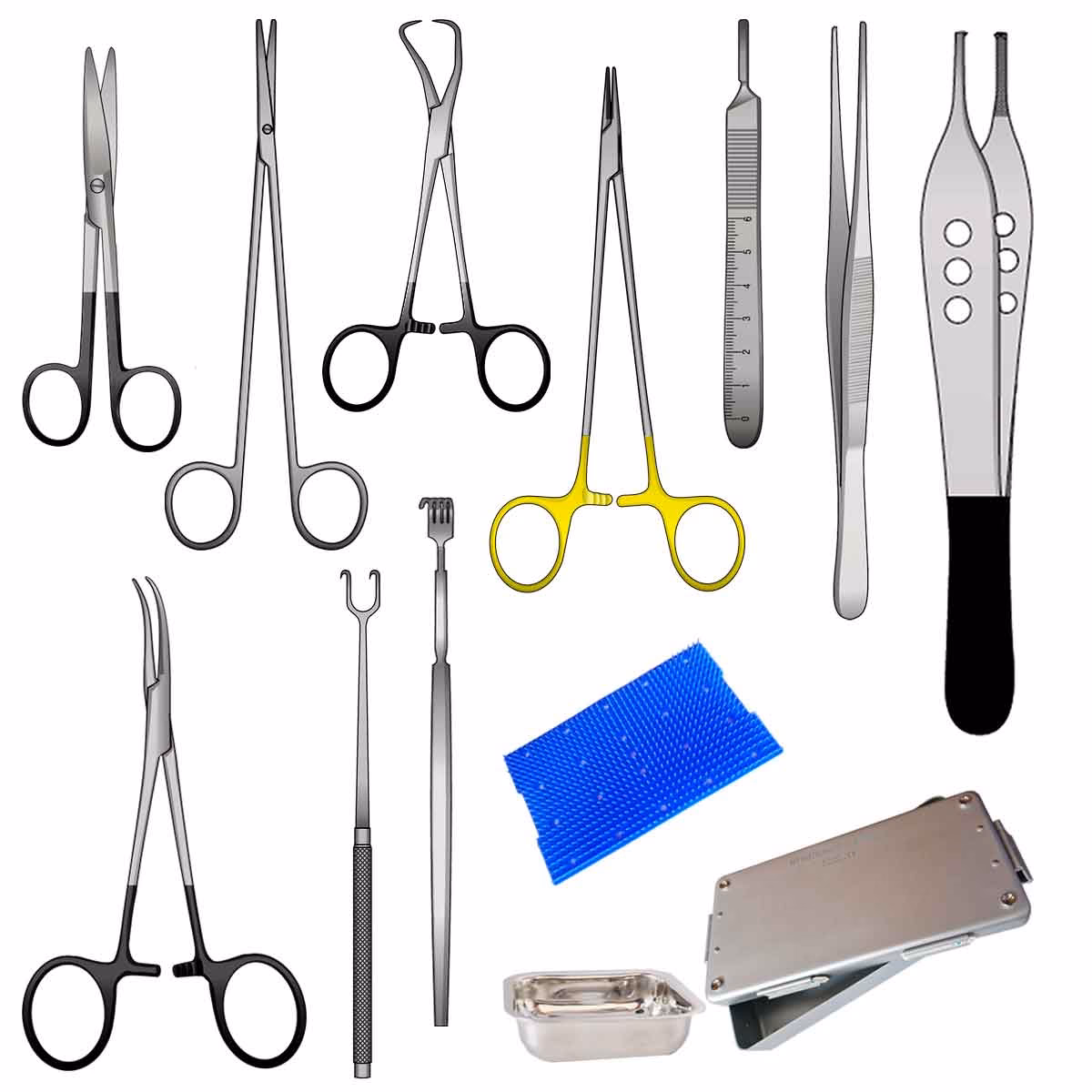 ¿Qué instrumental se utiliza en la incisión?